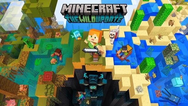 Un jugador de Minecraft muestra un impresionante bioma de islas flotantes