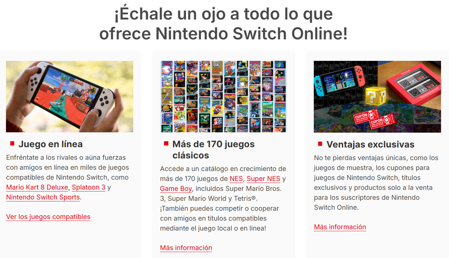 Cómo suscribirse a Nintendo Switch Online