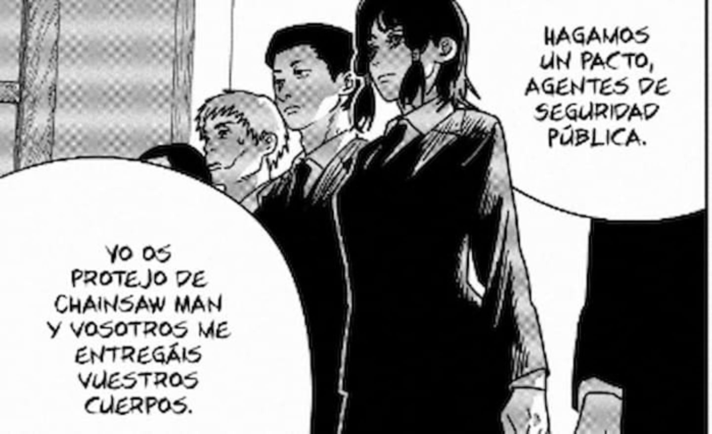 Senectud pide a Seguridad Pública que sacrifiquen su cuerpo para protegerlos de Chainsaw Man