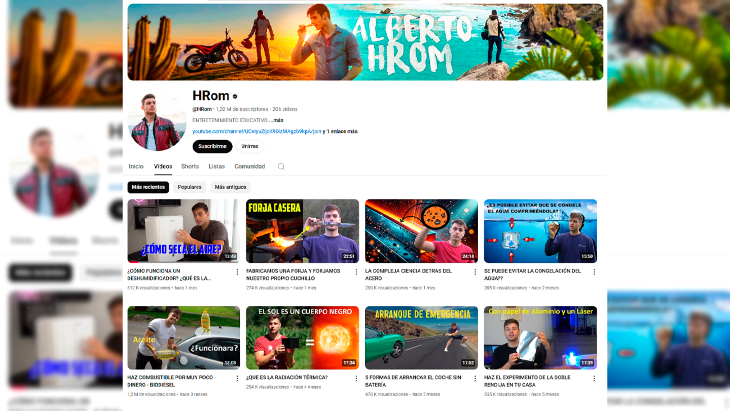 Quién es HRom, el youtuber español con más de un millón de seguidores detenido por fabricar explosivos