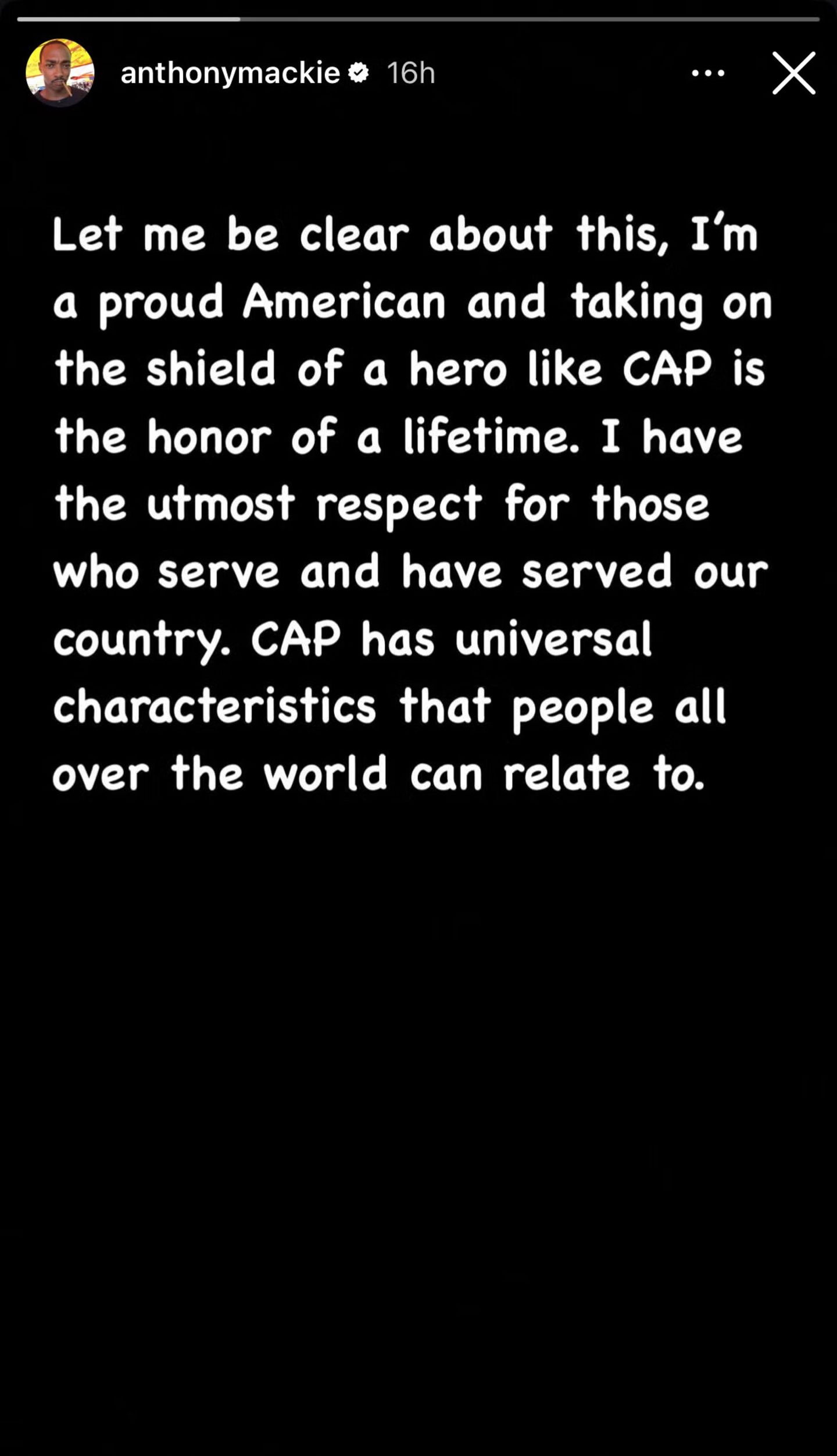 Anthony Mackie Sam Wilson Capitán América Marvel