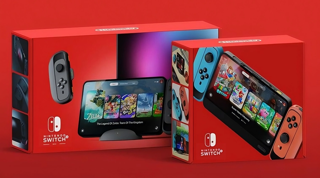 Una réplica de Nintendo Switch 2 aparece en el CES, permitiendo ver el diseño final de la consola