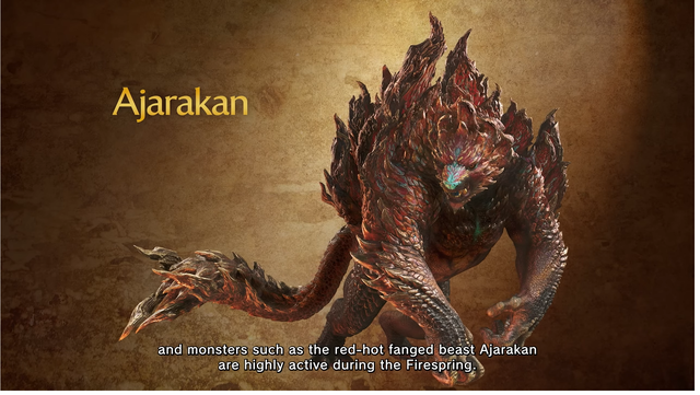 Monster Hunter Wilds muestra un nuevo gameplay con el Ajarakan y Rompopolo