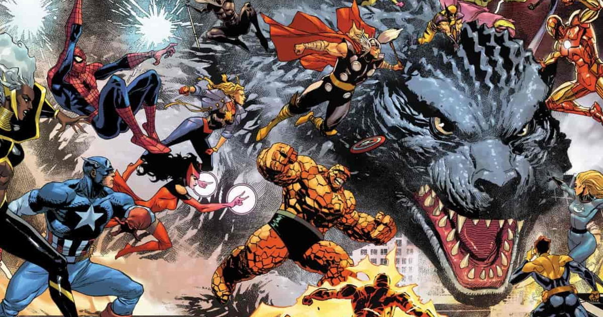 Marvel enfrenta a uno de sus Vengadores contra Godzilla