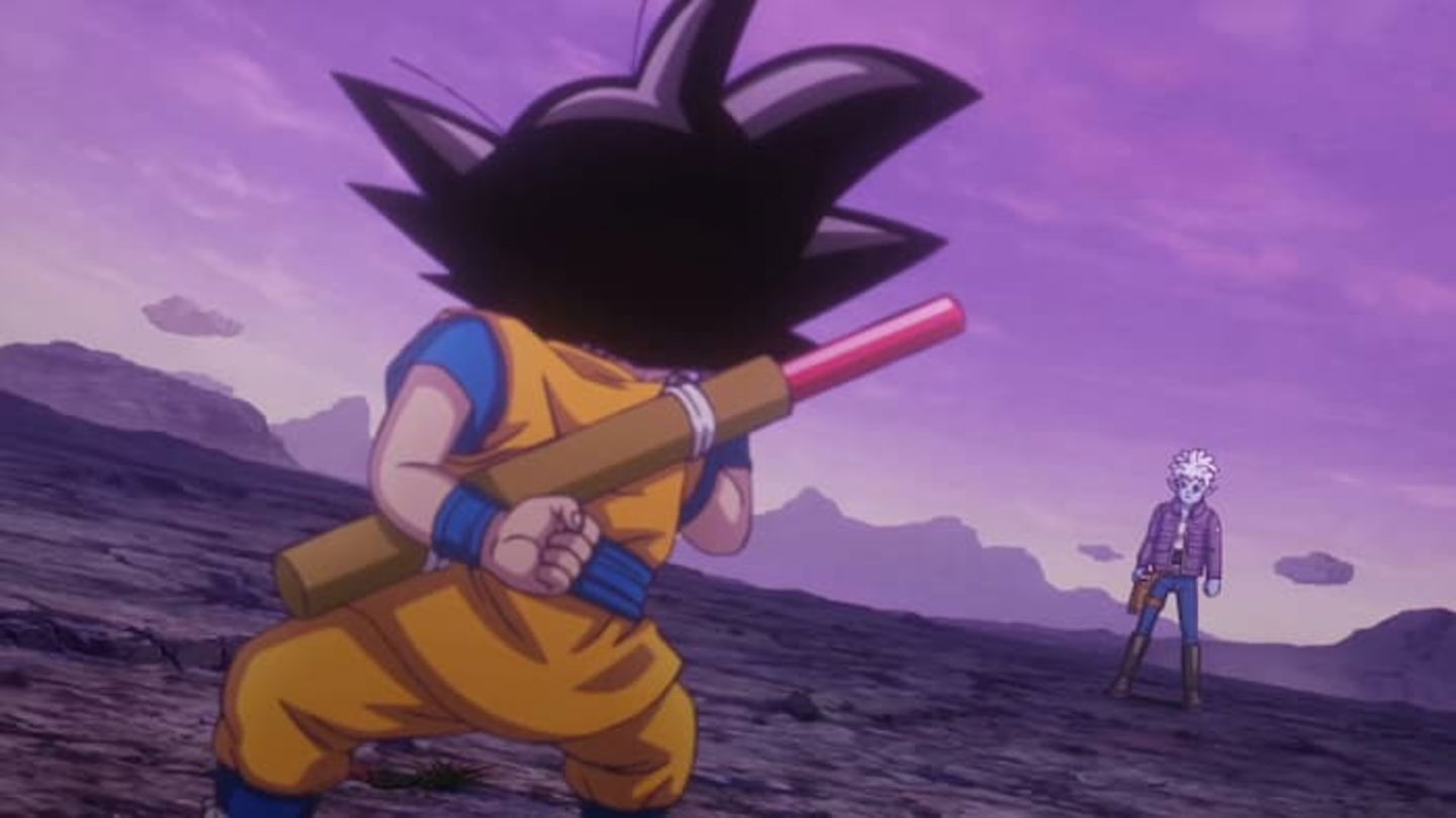 Goku y Glorio ya lucharon, aunque parecía ser un entrenamiento