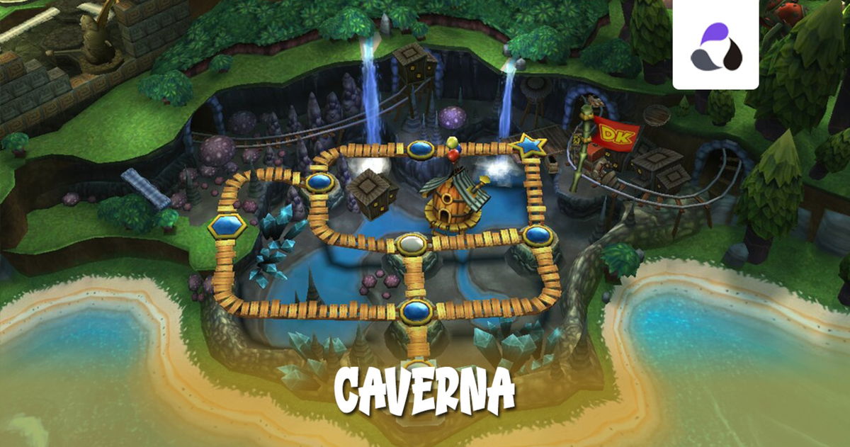 Mundo 4: Caverna al 100% en Donkey Kong Country Returns