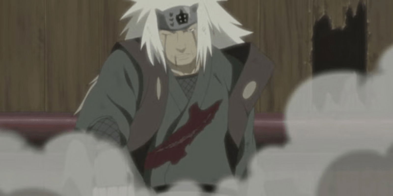 Naruto hirió a Jiraiya al liberar varias colas durante su entrenamiento