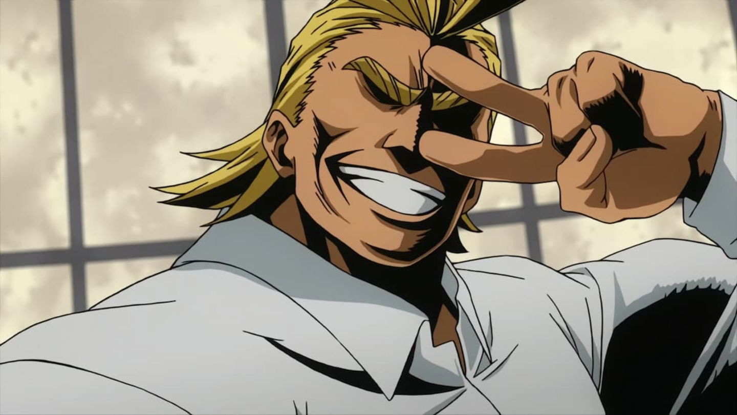 All Might es un gran personaje y muy cautivador con su personalidad