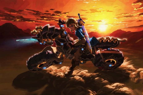 Crean una gigantesca moto todoterreno en Zelda Tears of the Kingdom Crean una gigantesca moto todoterreno en Zelda Tears of the Kingdom