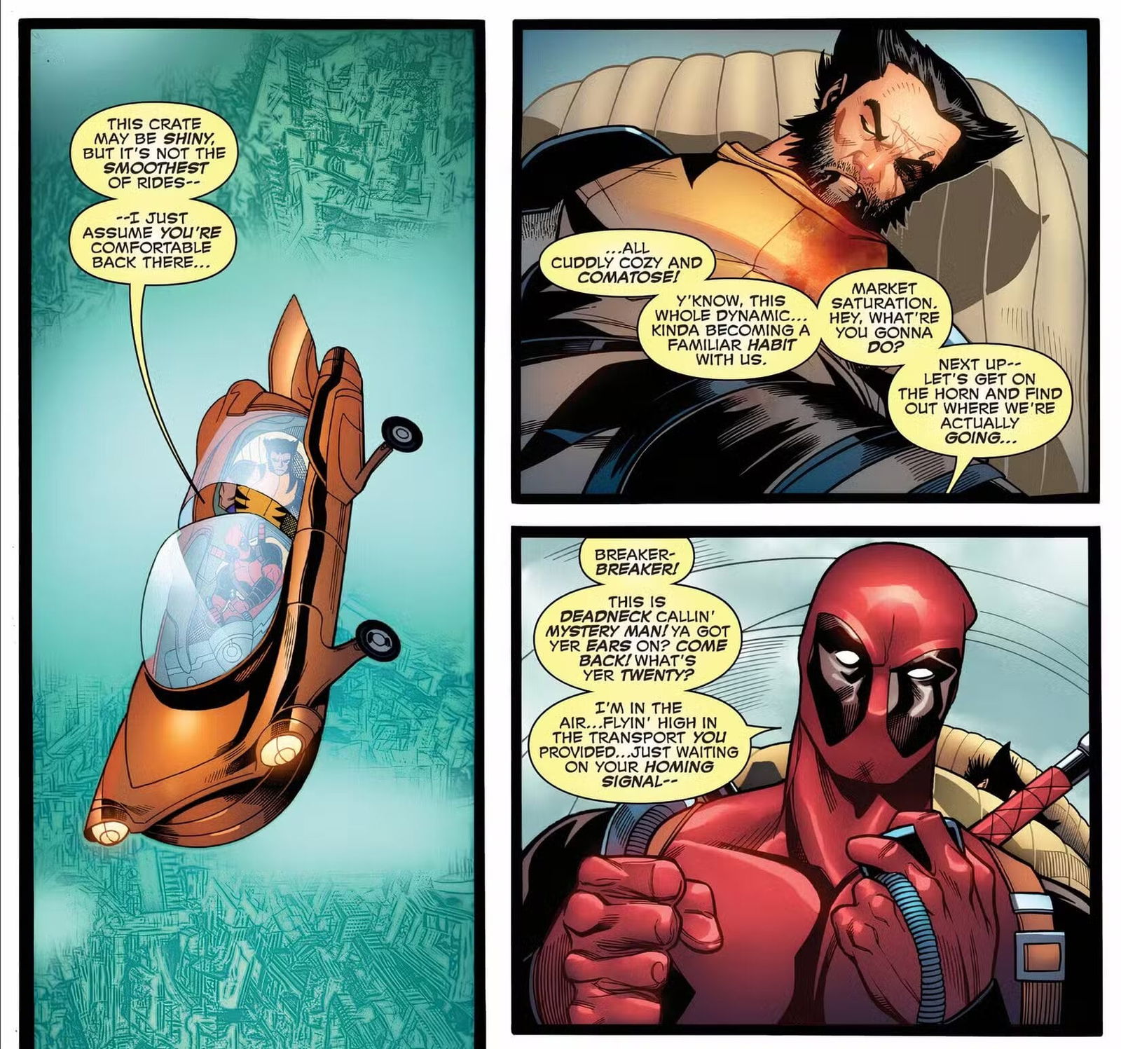Deadpool Lobezno Wade Wilson Logan Marvel Studios UCM