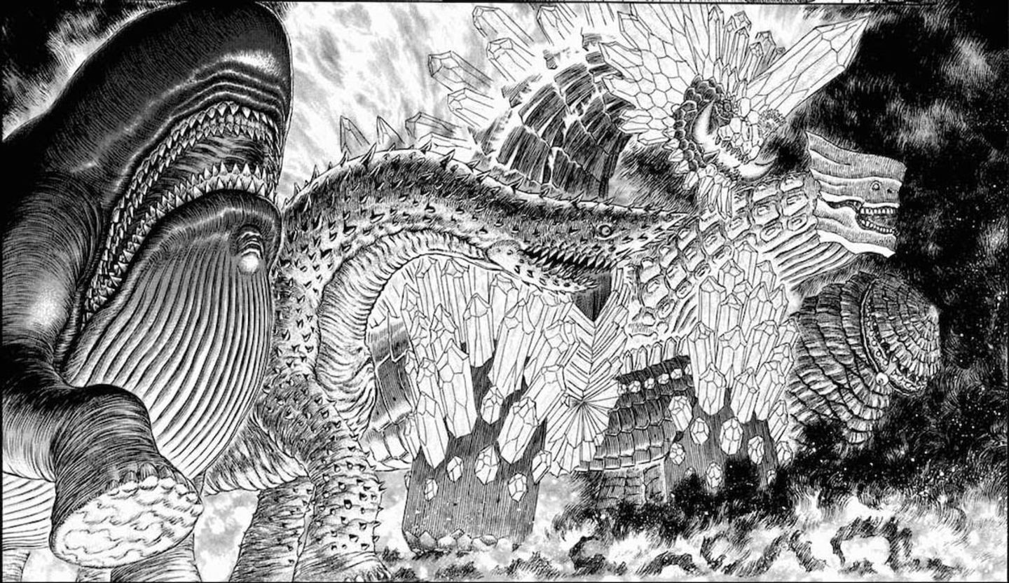 El arte de Kentaro Miura es impresionante y deja a cualquiera con la boca abierta