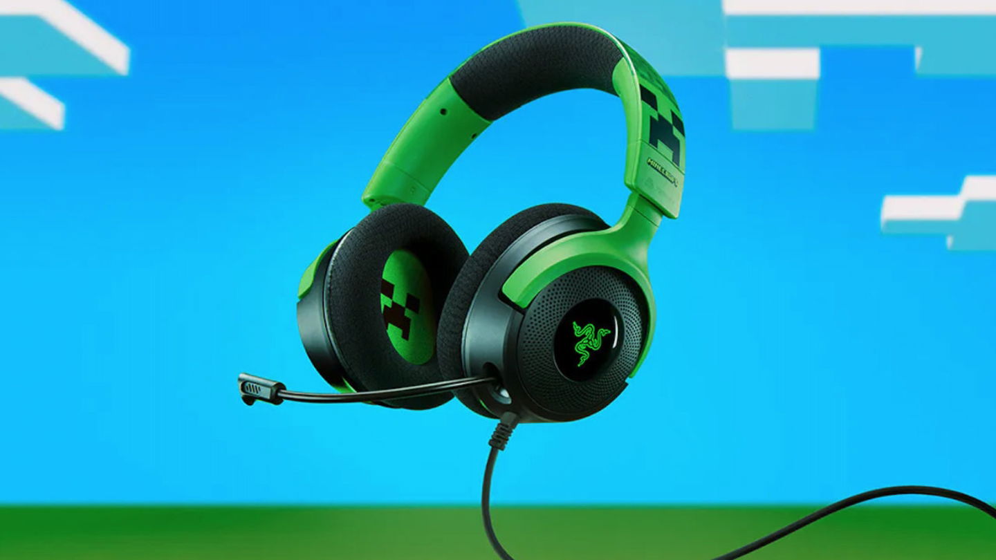 Razer Kraken V4 X - Minecraft Edition - Auriculares gaming