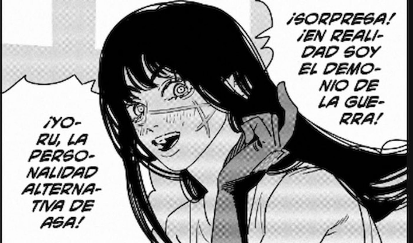 Yoru le revela a Denji su identidad como el Demonio de la Guerra