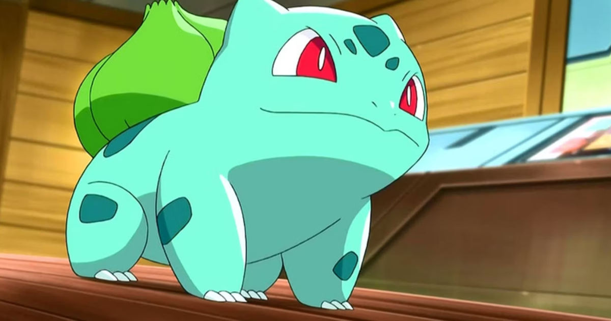 Bulbasaur se convierte en un Pokémon de tipo Planta gracias a esta figura hecha de madera