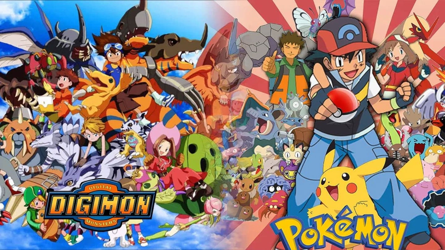 Digimon y Pokémon han sido comparadas durante mucho tiempo