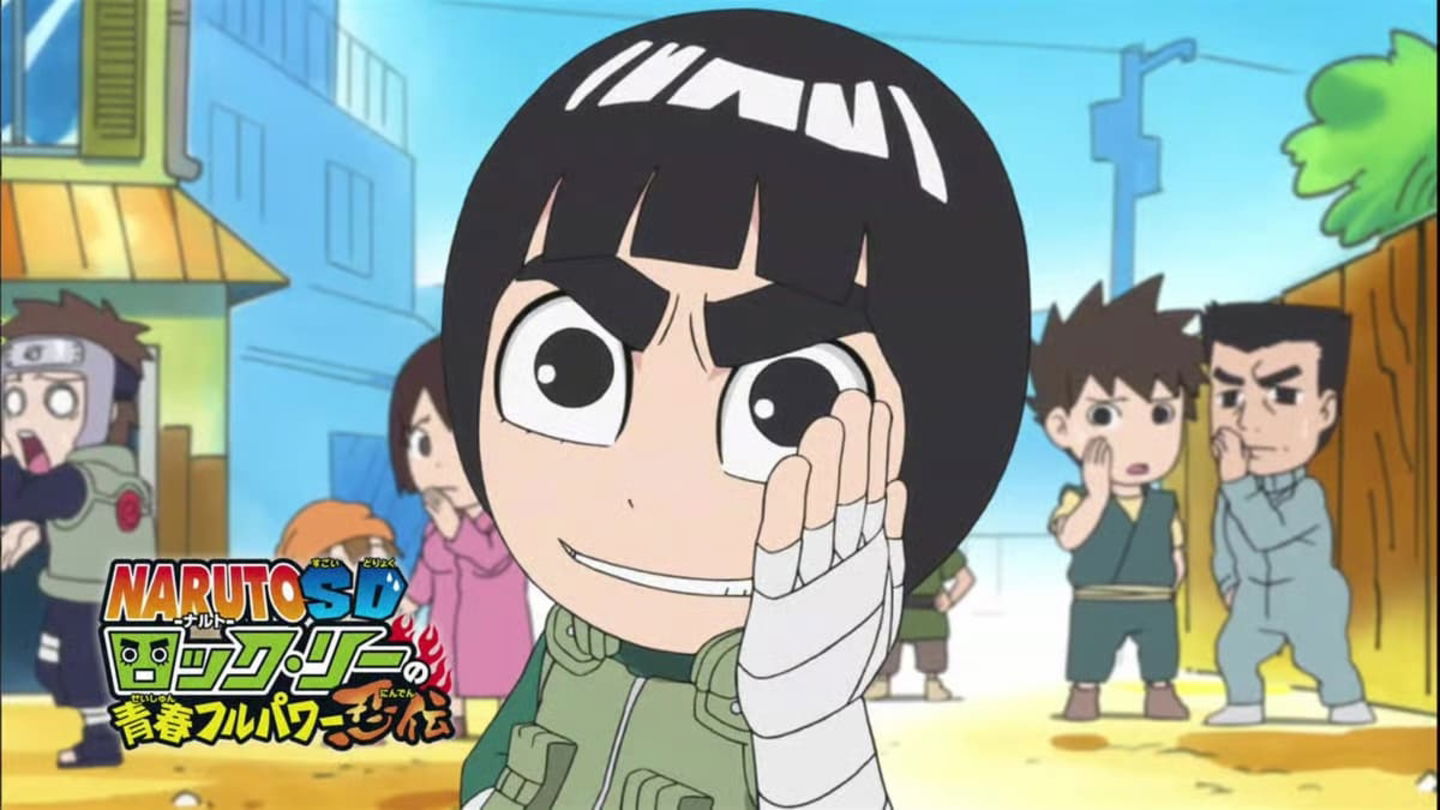 Esta serie es protagonizada con humor por Rock Lee y sus amigos