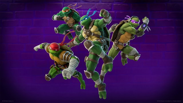 Se filtran las nuevas skins de Fortnite basadas en Las Tortugas Ninja