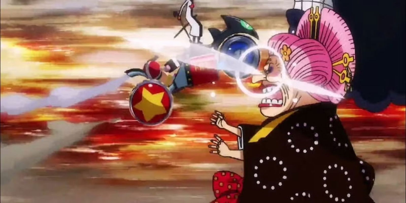 Franky y Brook se las arreglan para luchar contra Big Mom y salir vivos