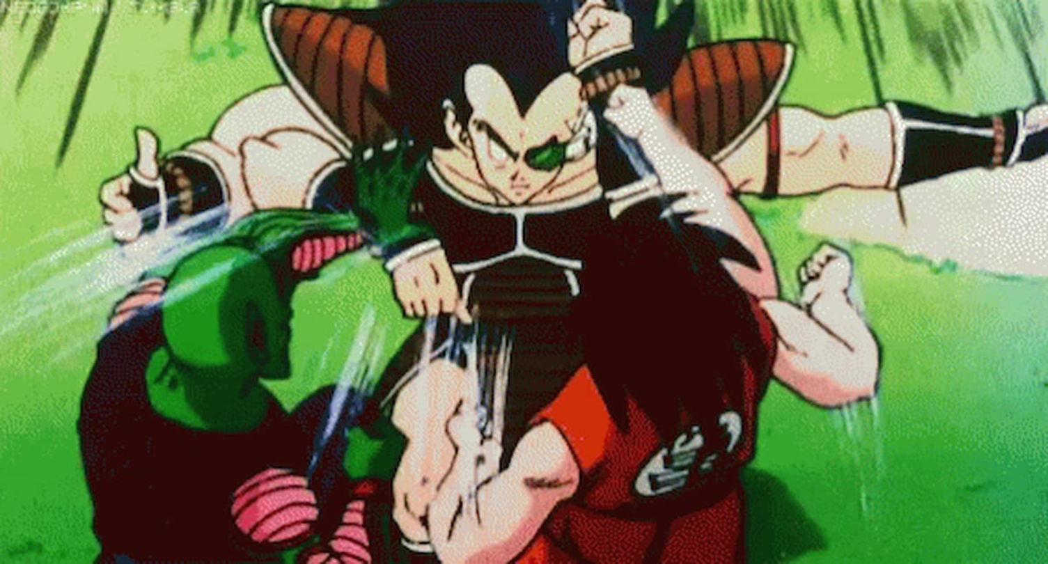 Goku y Piccolo vencieron a Raditz debido a su trabajo en equipo y buena sincronía