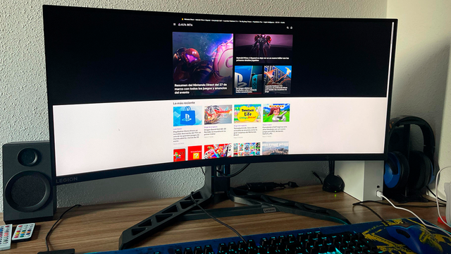 Análisis Lenovo Legion R34w-30: el monitor curvo perfecto para el gaming