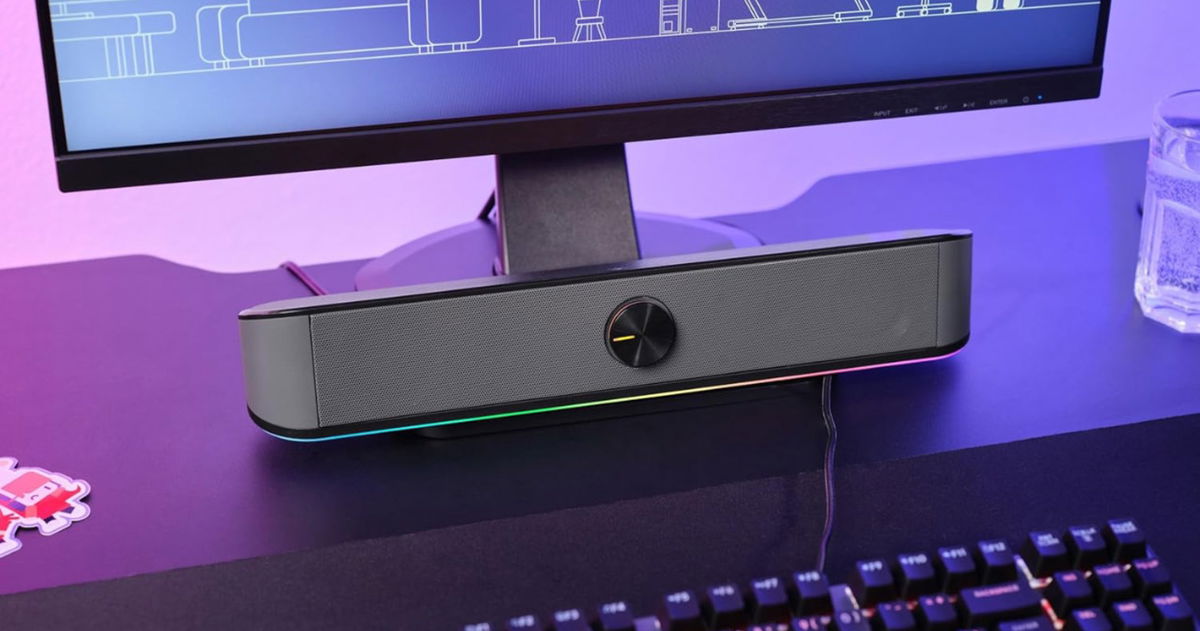 Compacta, potente y con iluminación RGB: esta barra de sonido es un chollo por 30 euros