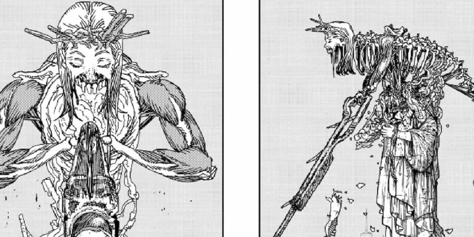 Yoru ha utilizado a la Estatua de la Libertad para atacar a Chainsaw Man