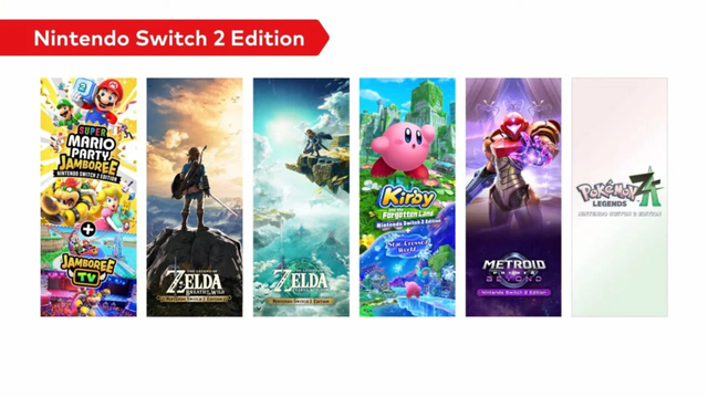 Revelado el precio de los juegos que tendrán Nintendo Switch 2 Edition