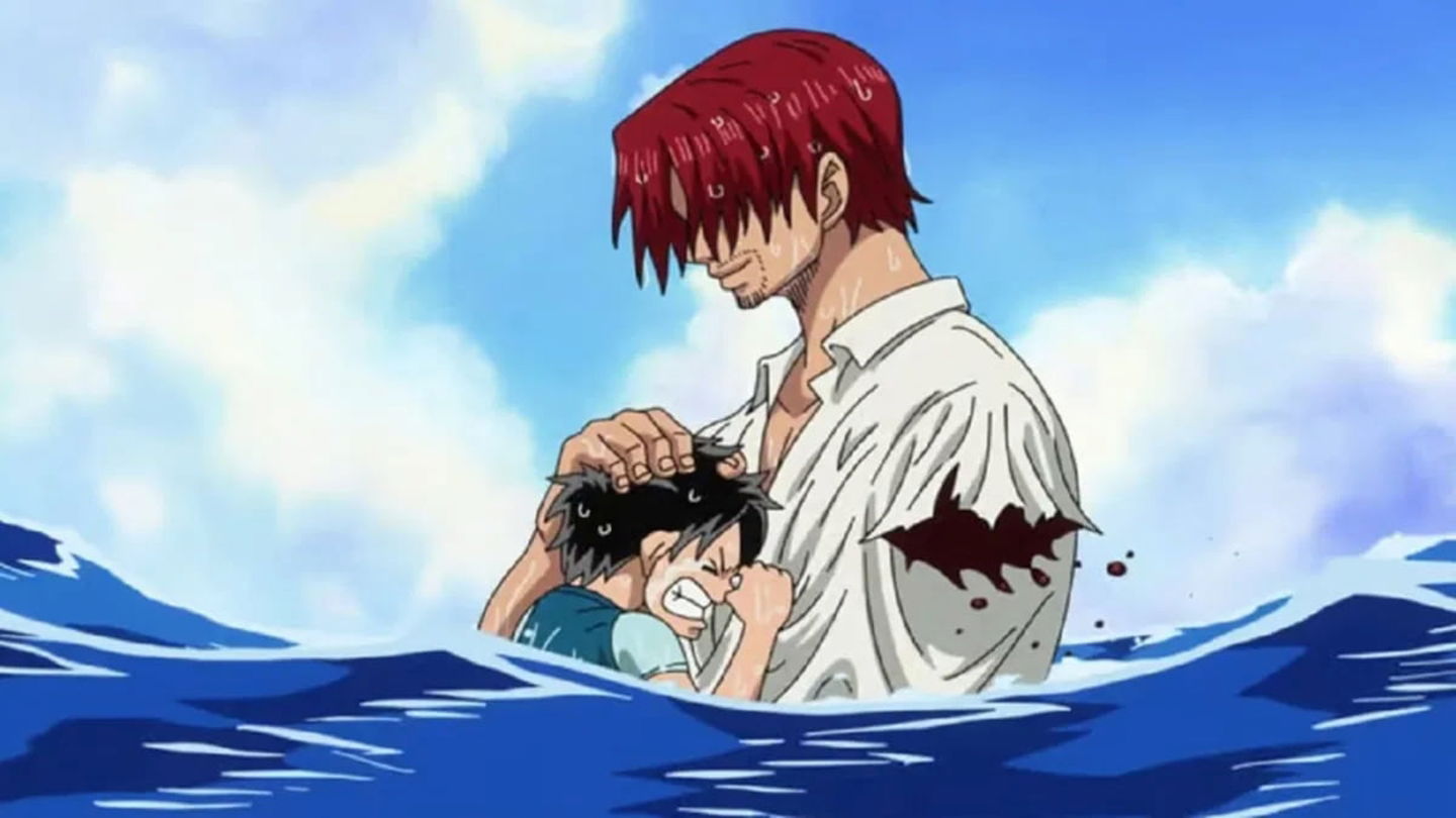 Este cosplay recrea una de las escenas entre Shanks y Luffy más memorables de One Piece