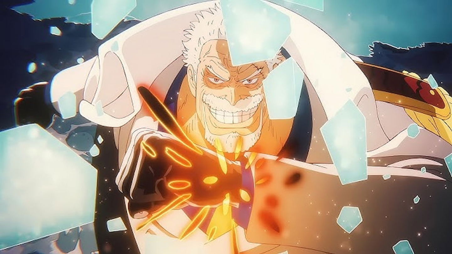Garp es una auténtica leyenda viva y con el poder para enfrentar a Roger