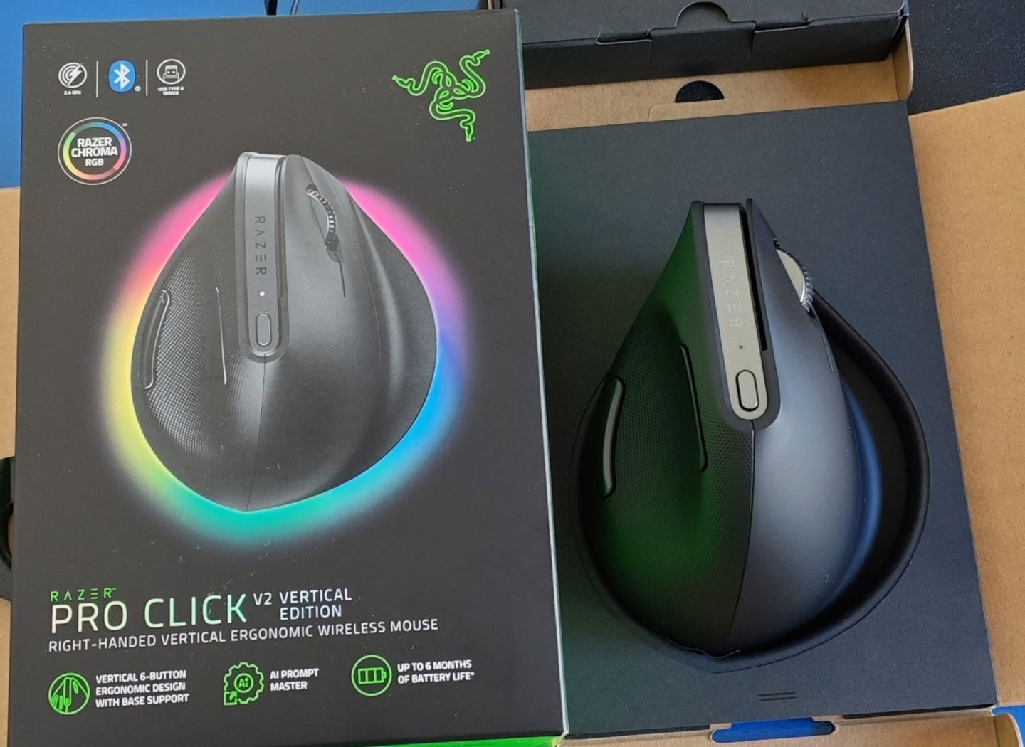 Análisis de Razer Pro Click V2 Vertical Edition - El ratón más increíble del mercado