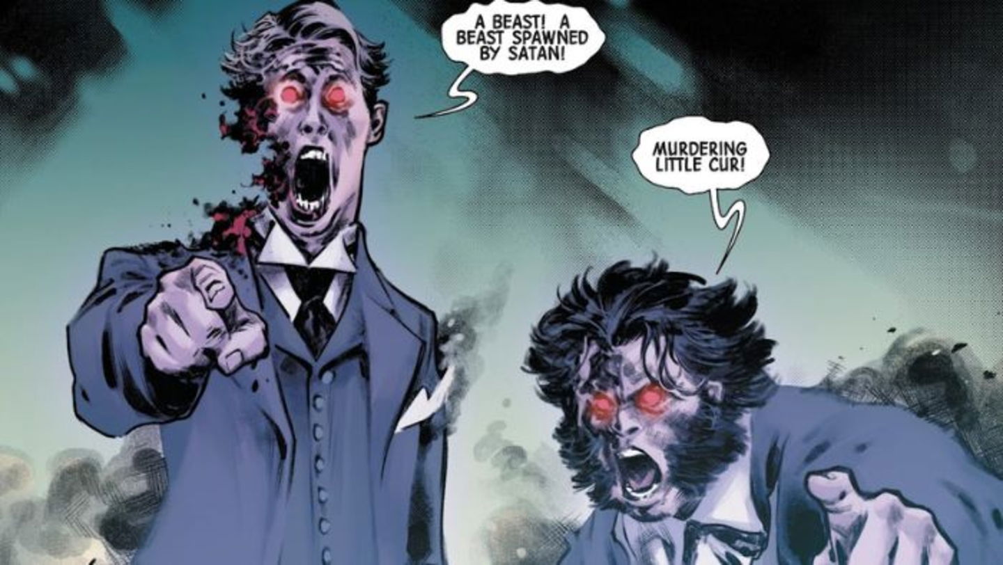Jonh Howlett (quien Lobezno creía era su padre), Thomas Logan (su padre biológico) y Elizabeth Howlett (su madre) han regresado de la tumba en este cómic