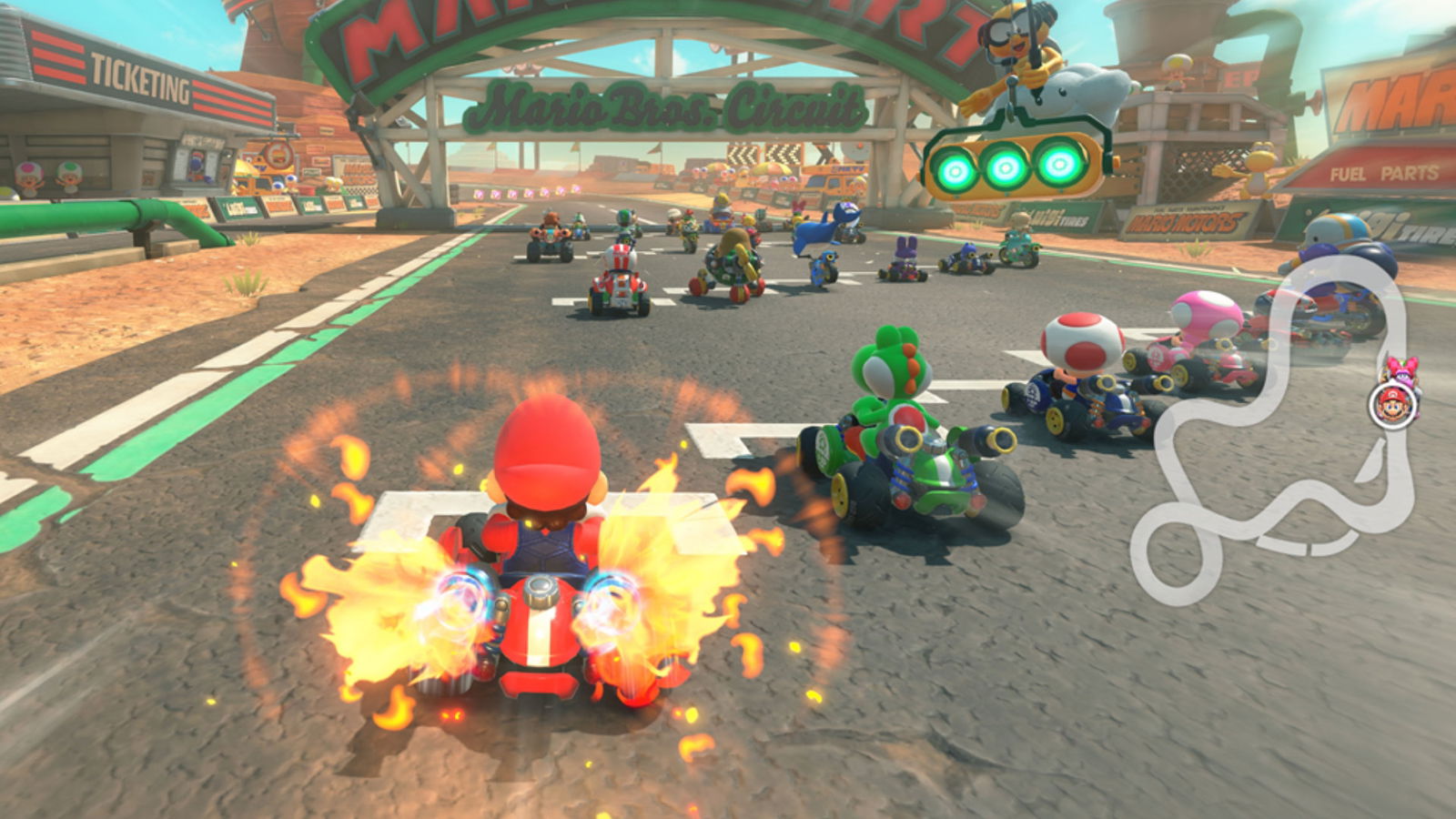 mario kart world