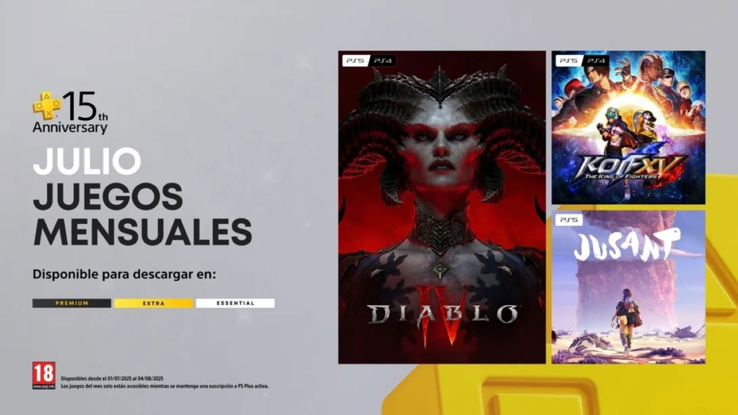 PlayStation Plus anuncia los nuevos juegos del mes julio