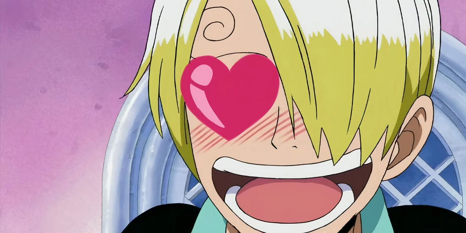 Sanji suele protagonizar momentos exagerados a nivel romántico