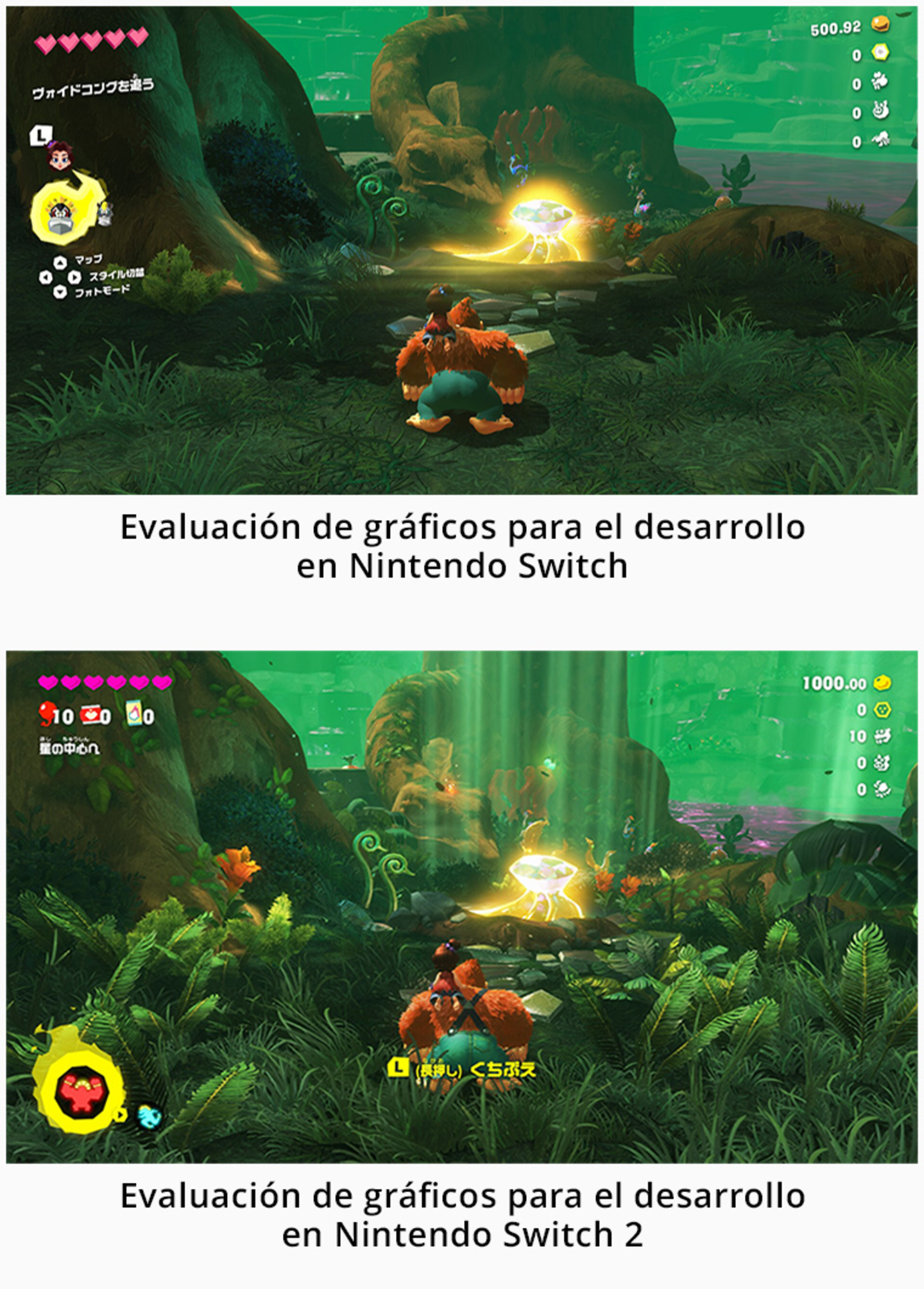 Nintendo muestra cómo lucía Donkey Kong Bananza en Nintendo Switch y la diferencia es muy notable