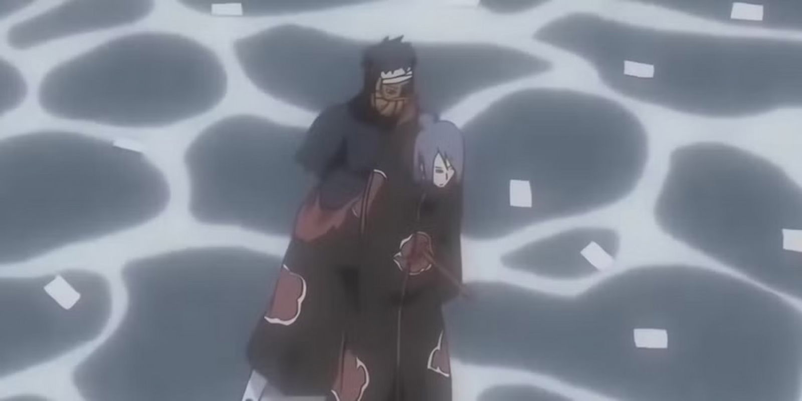 Konan se las arregló para herir gravemente a Tobi