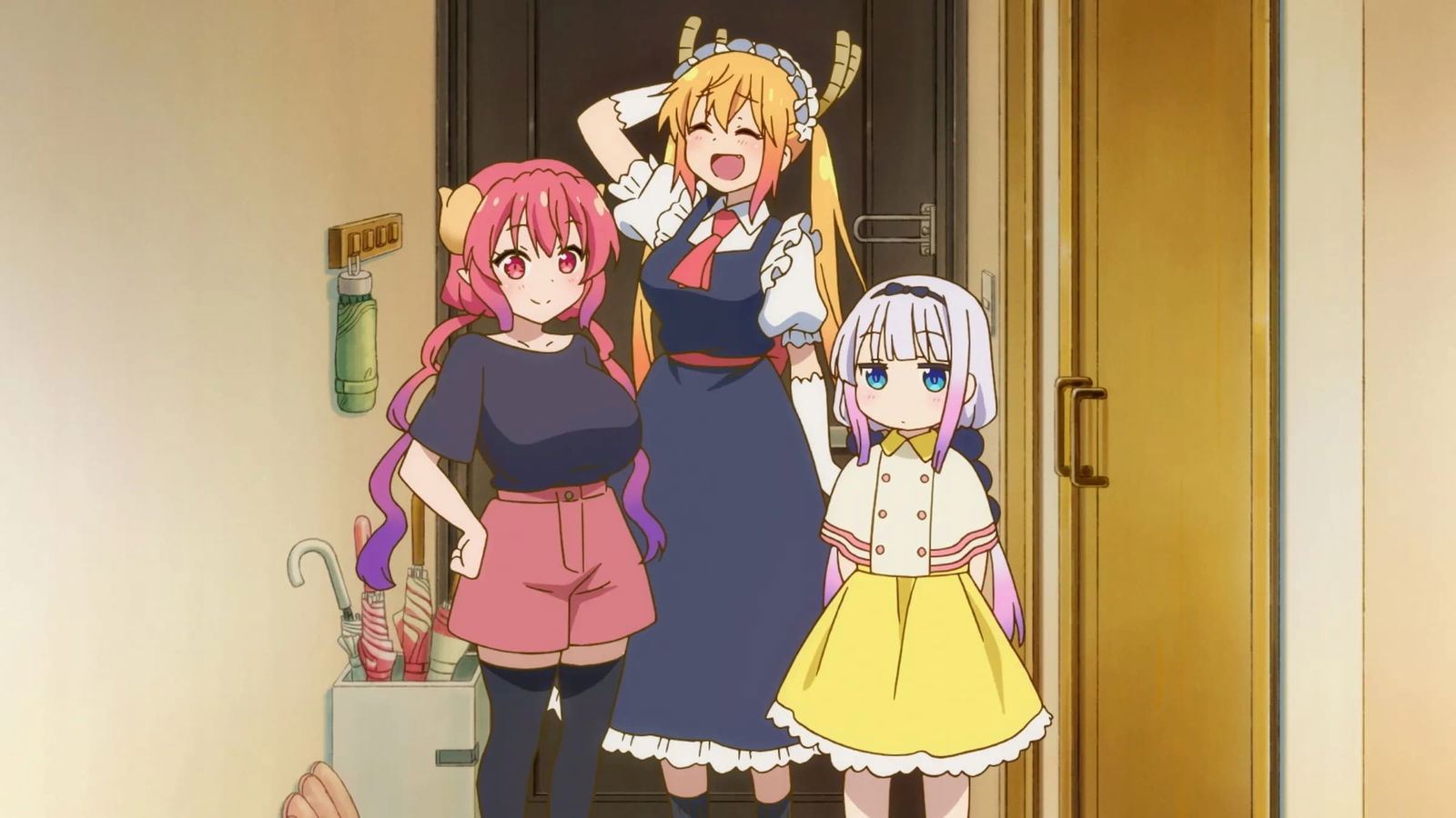 La primera película que se proyectará es Miss Kobayashi's Dragon Maid