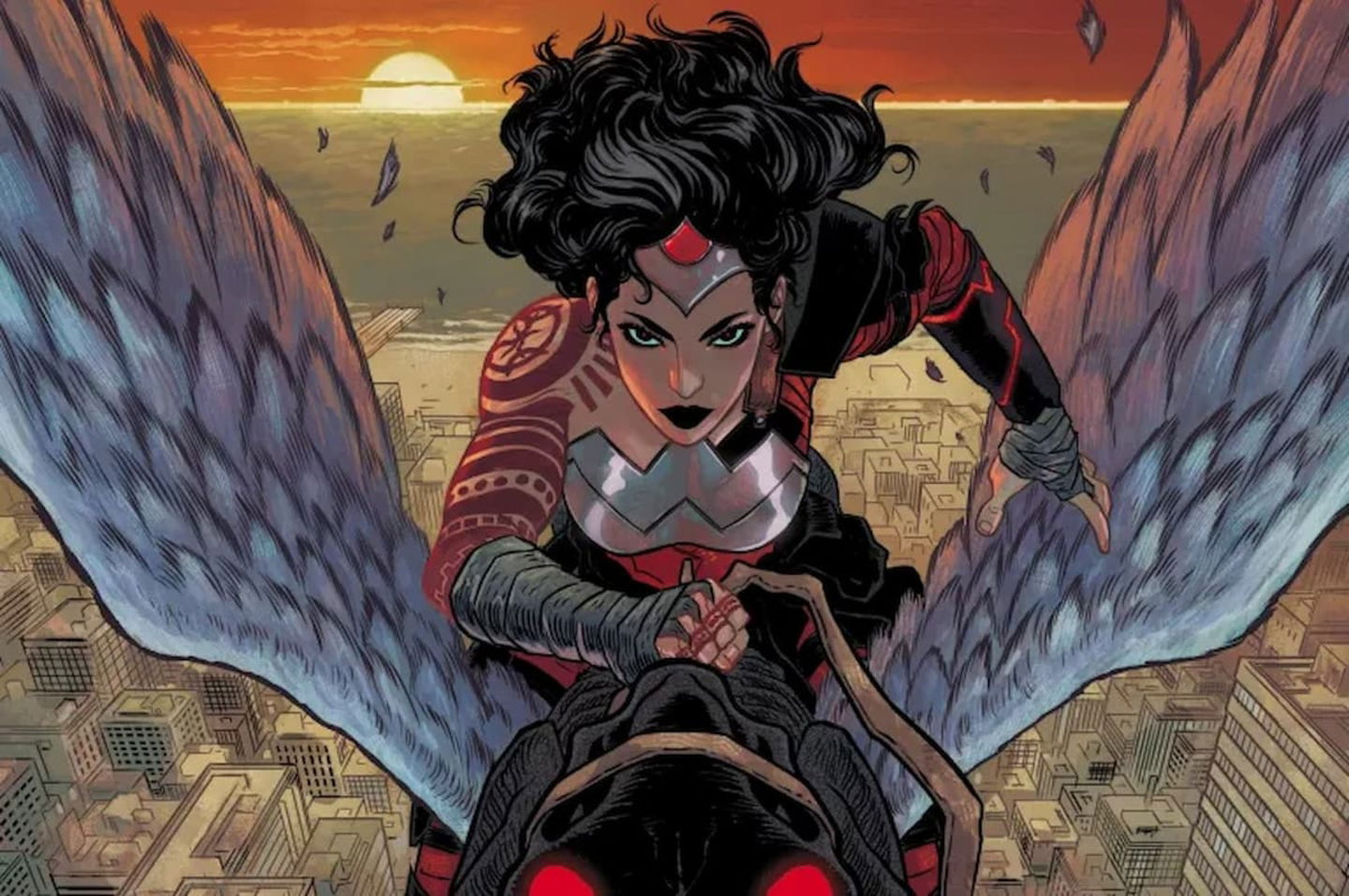 Absolute Wonder Woman es una guerrera criada en el infierno y que desconfía de todos