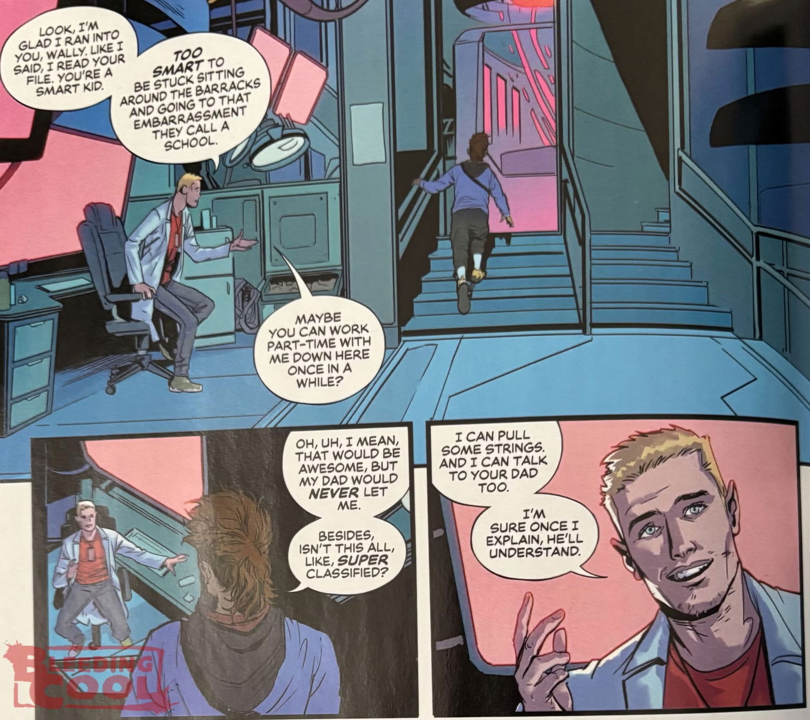 Barry Allen es muy diferente en este Universo Absoluto, aunque tiene buena relación con Wally