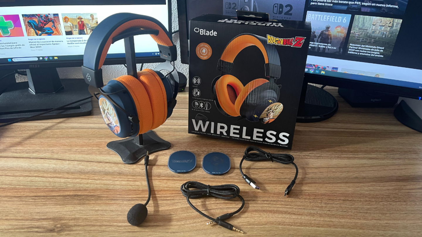 Análisis de FR-TEC Dragon Ball Z Auriculares Inalámbricos Trimodo - Los cascos de los Super Saiyans