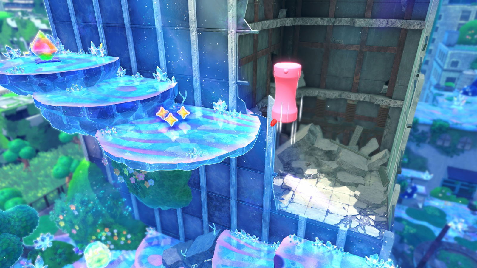 Análisis de Kirby y la Tierra Olvidada Nintendo Switch 2 - Kirby regresa con su mayor aventura hasta la fecha