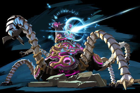 Un jugador de Zelda Breath of the Wild humilla a un Guardián como si estuviese en un anime