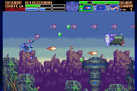 Inspirado en los shoot 'em up de 16 bits, este juego de Yuzo Koshiro llegará mañana a PS4 y PS5