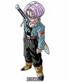 ilustracion especial de trunks del futuro dragon ball