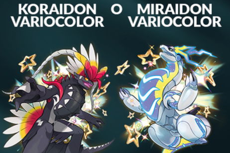 Pokémon Escarlata y Púrpura ya permiten conseguir a los legendarios Miraidon y Koraidon en su forma shiny, pero por tiempo limitado