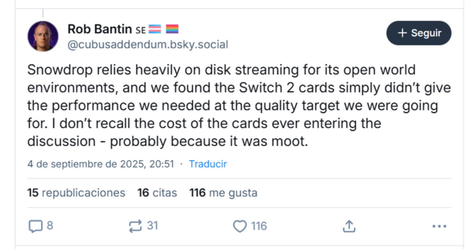 Mensaje de Rob Bantin - Ubisoft