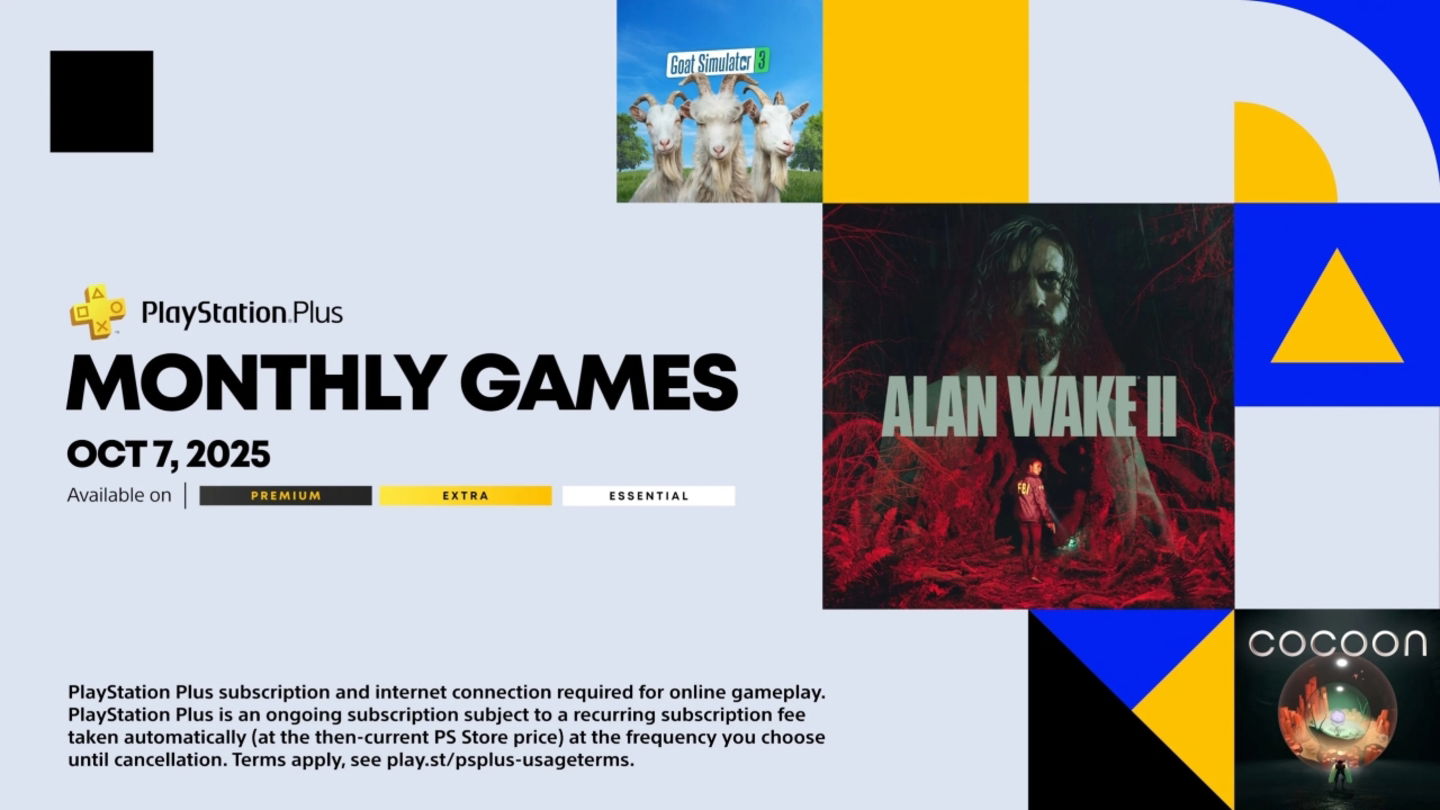 PlayStation Plus desvela sus tres juegos de octubre