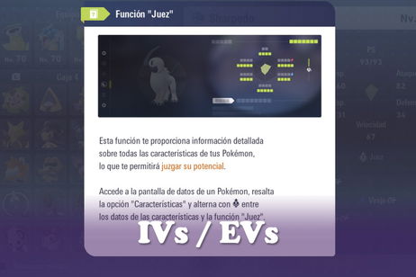 Cómo ver los IVs y EVs de nuestros Pokémon en Leyendas Pokémon: Z-A