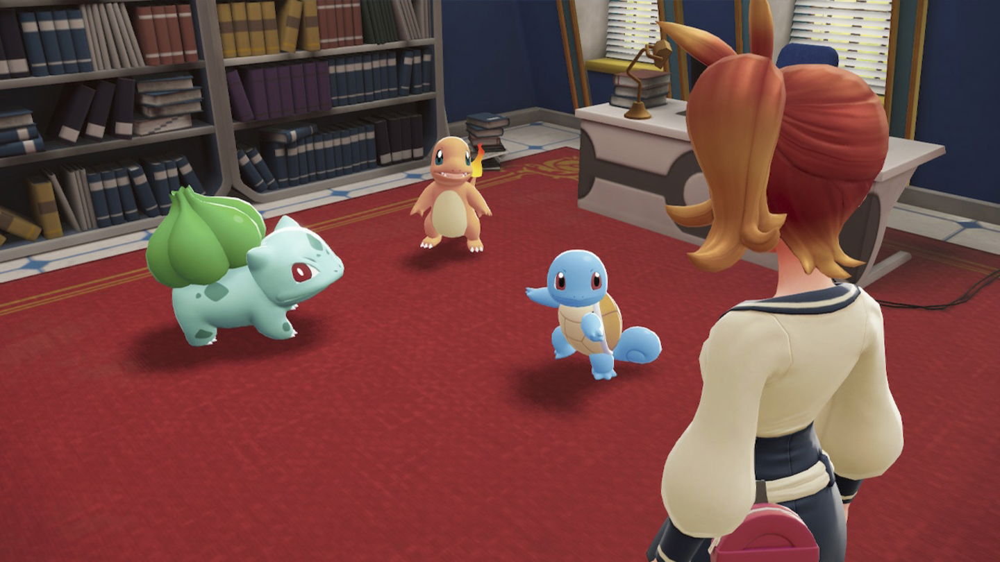 En este juego podremos conseguir a Charmander, Bulbasaur y Squirtle