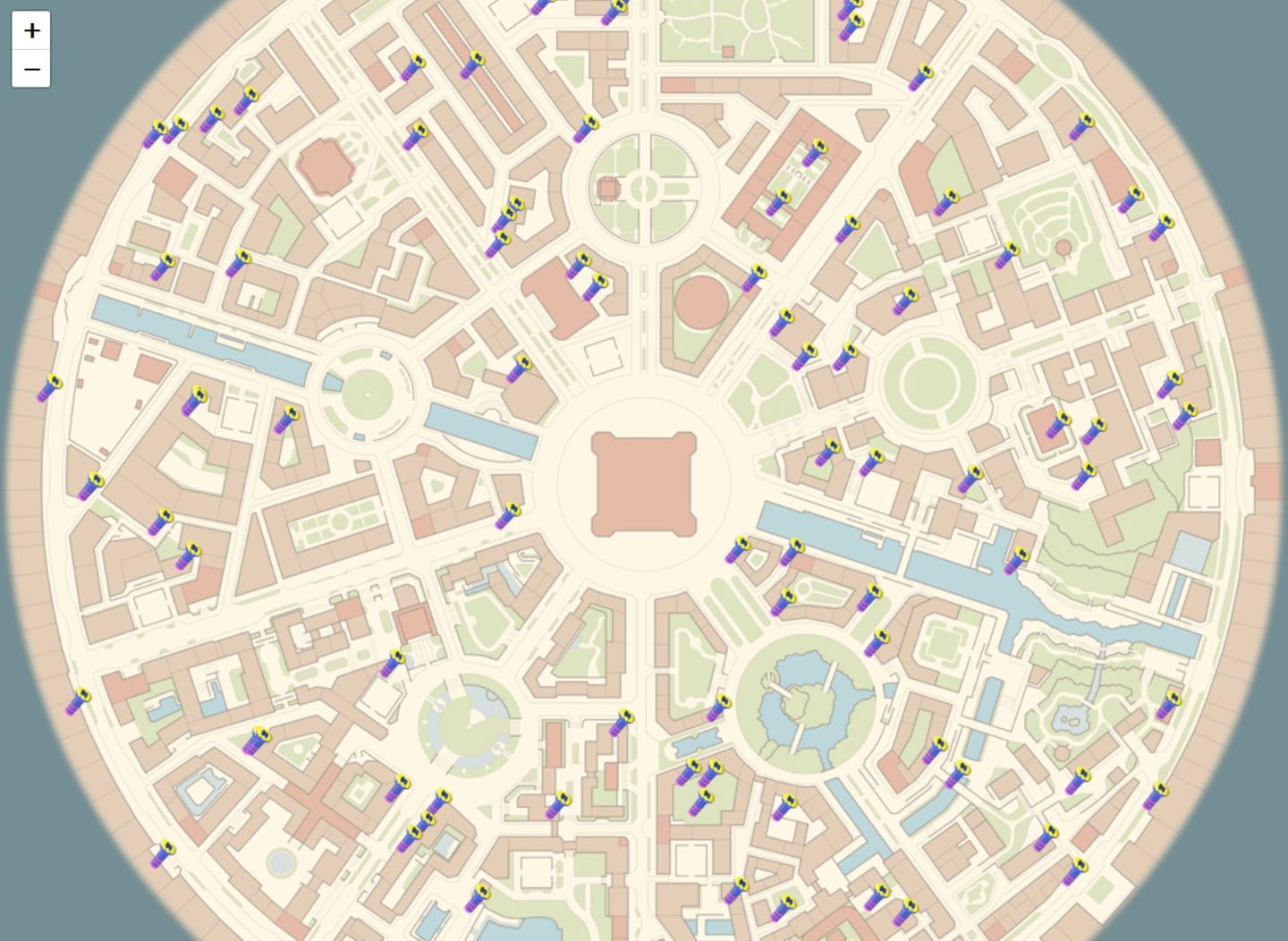 Mapa de Tornillos Coloridos